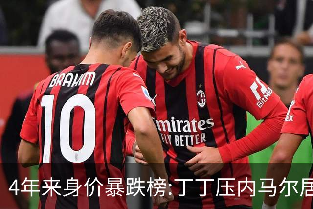 4年来身价暴跌榜:丁丁压内马尔居首 加维、B席、孙兴慜、萨内在列